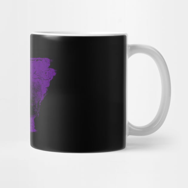 Messy Arkansas Purple Bear by rt-shirts